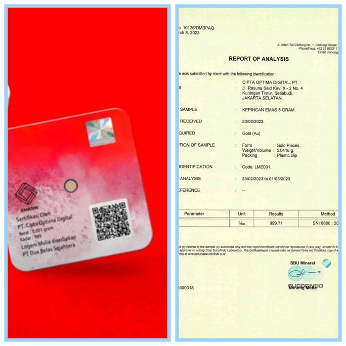 LM Antam 0,001 gr