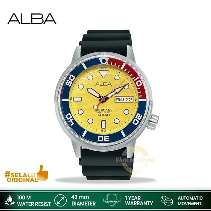 Jam Tangan Pria Alba AL4615X1 AL4615 Automatic Original