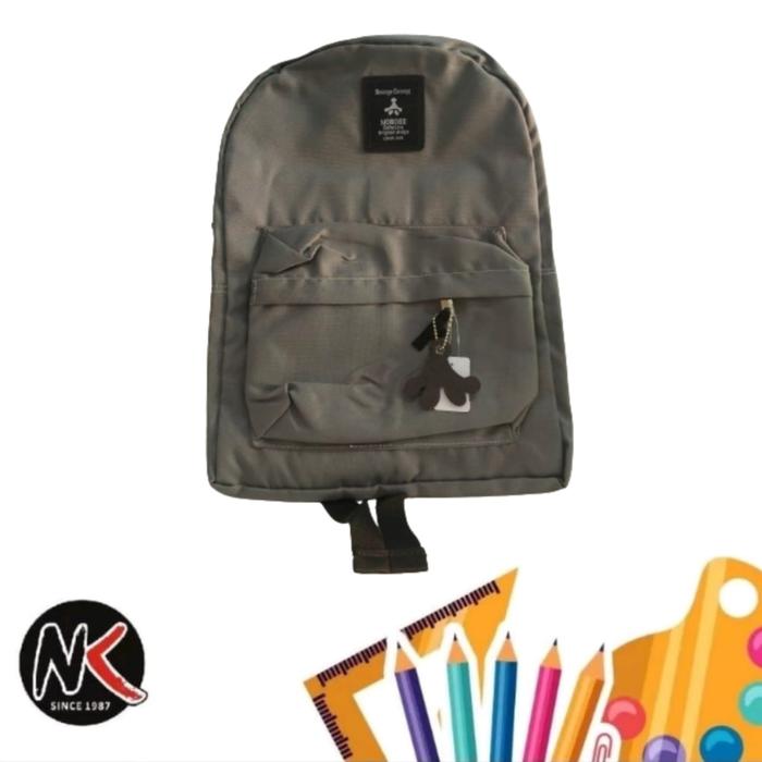 Tas Gendong Pria MONOBE NEW AGE/TAS Sekolah Pria MONOBE NEW AGE Abu