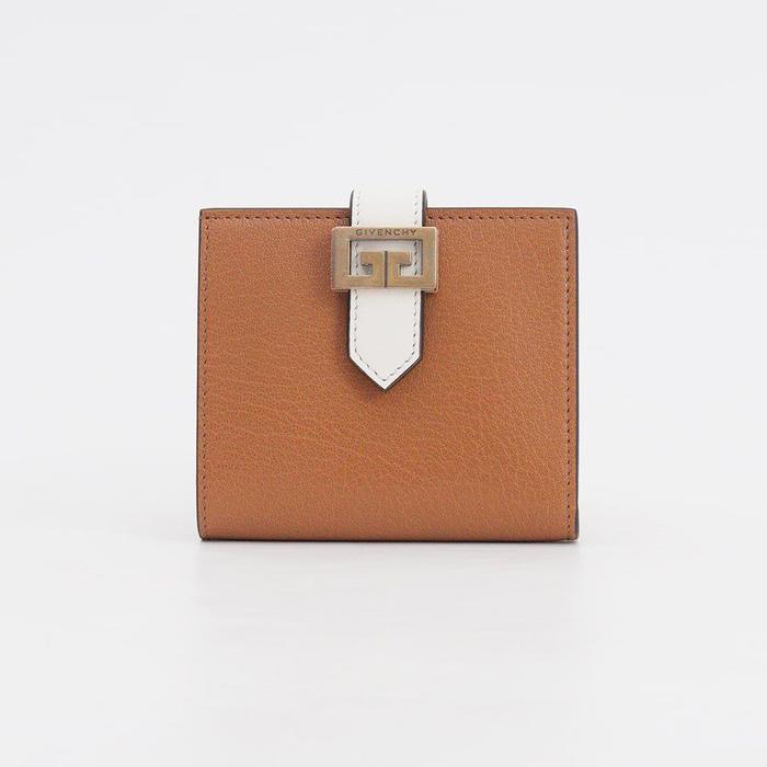 Givenchy GV3 Compact Wallet Tan