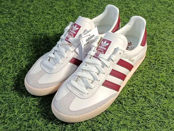Adidas Jeans Leather (GY7437) White & Red