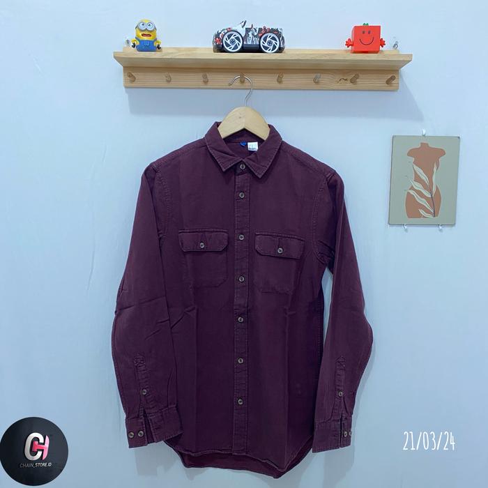 Kemeja pria divided H&M original size XS kondisi bagus