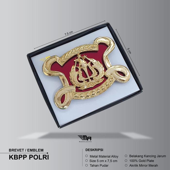 EMBLEM KBPP POLRI BREVET BRIVET KBPP PIN