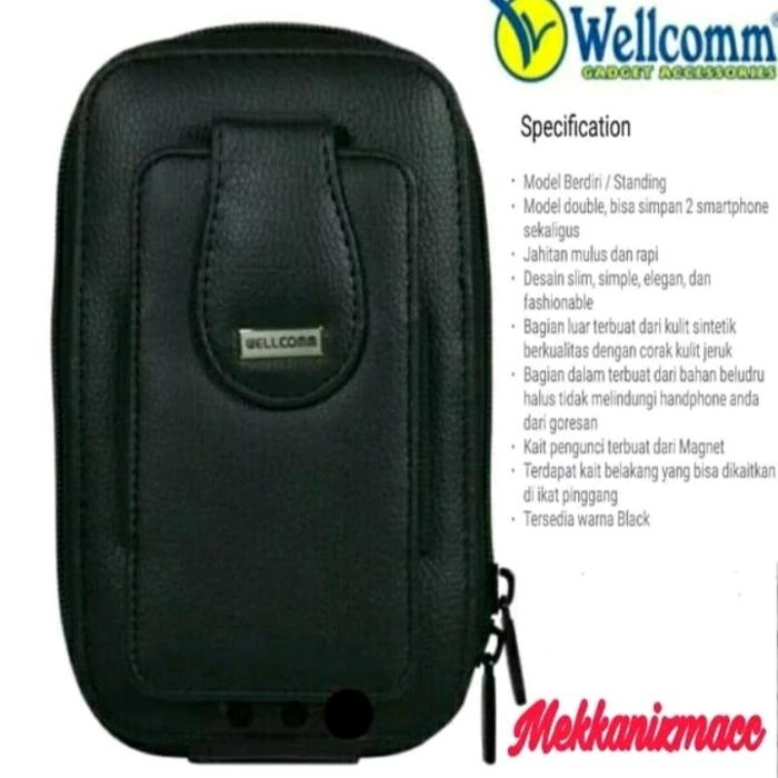 Wellcomm Sarung Hp Dompet Hp Tas Pinggang Tactical Dompet Hp 4.5 & 6.5