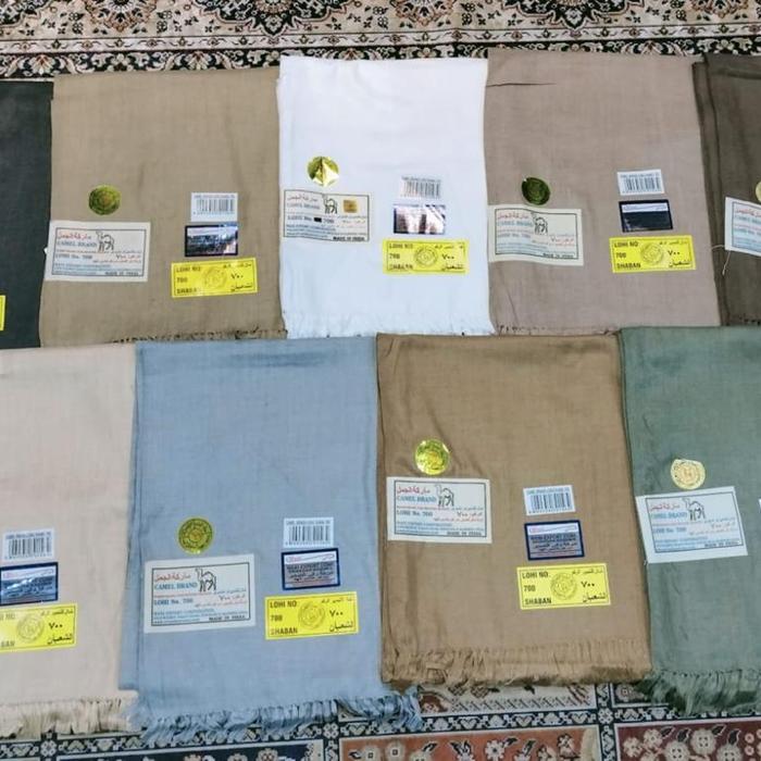 Rida Kashmiri Putih Polos Original