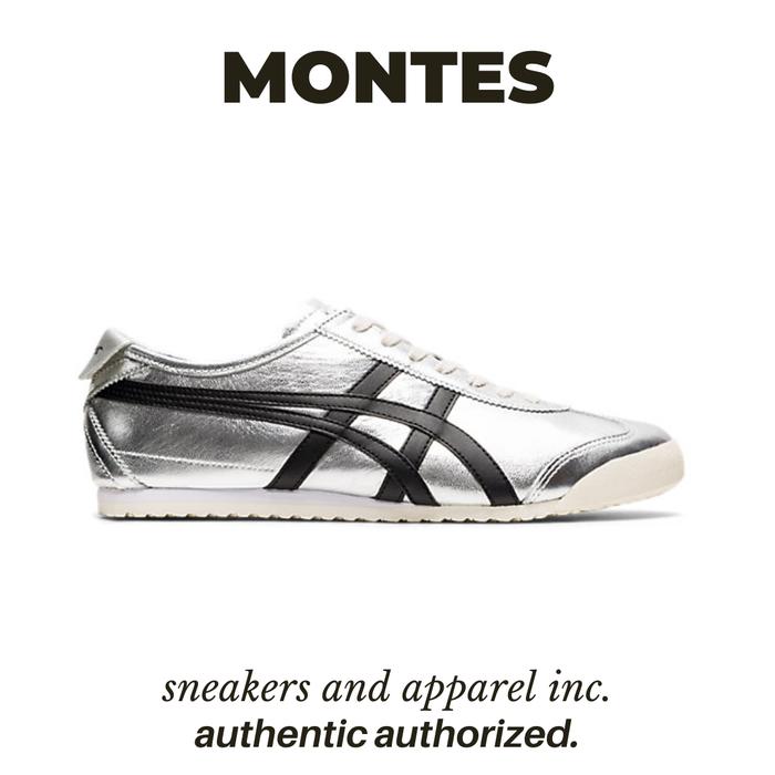 Sepatu Wanita Onitsuka Tiger Mexico Pure Silver Black Original