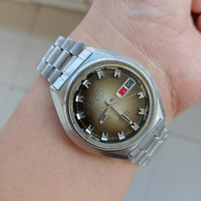 jam seiko 6119 sunbrust dial full original