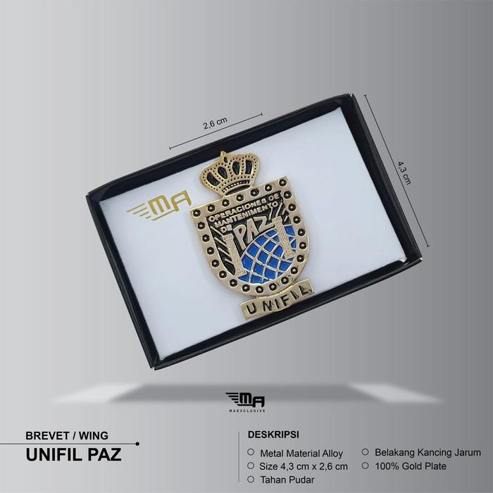 WING UNIFIL PAZ BREVET BRIVET