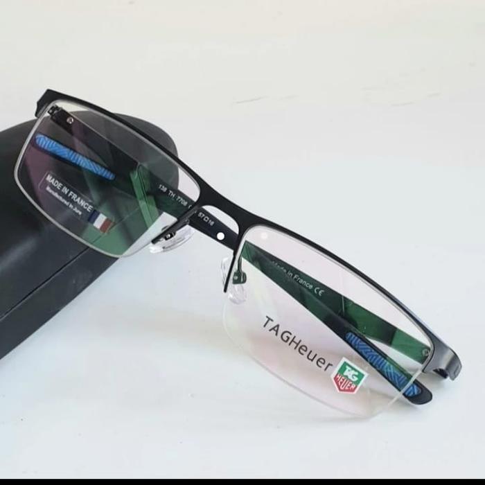 frame kacamata pria / kacamata minus baca plus TAGHeuer 7708 anti uv