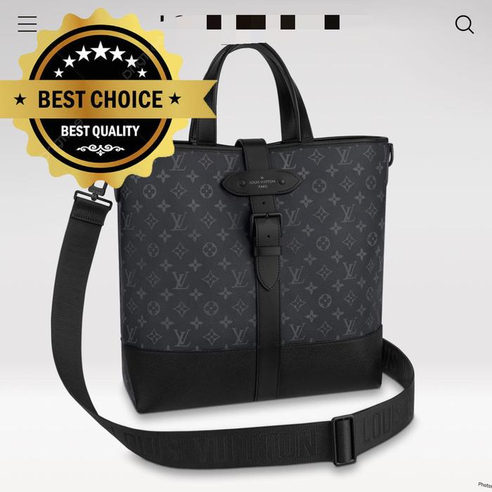 TAS TOTE BAG KULIT ASLI BRANDED MIRROR / TAS KERJA UNISEX BRANDED
