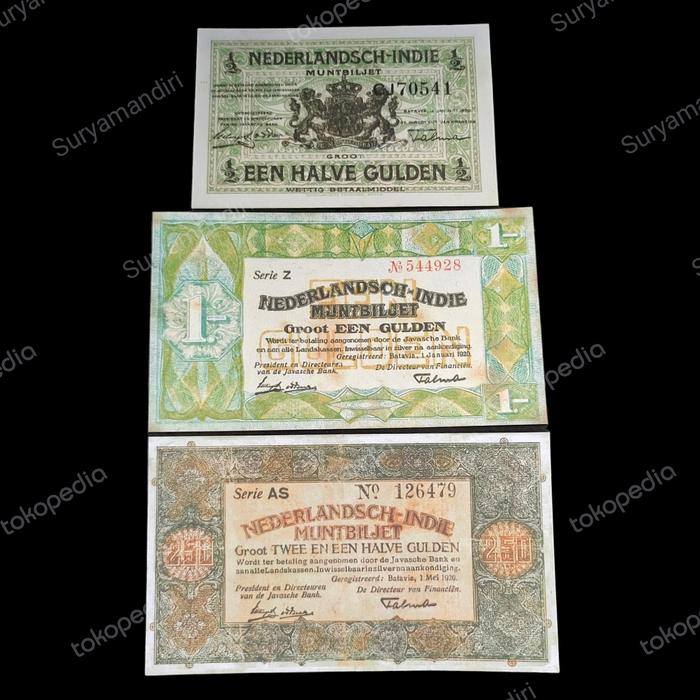 Set Uang Kuno Muntbiljet II (1920~) Souvenir Replika