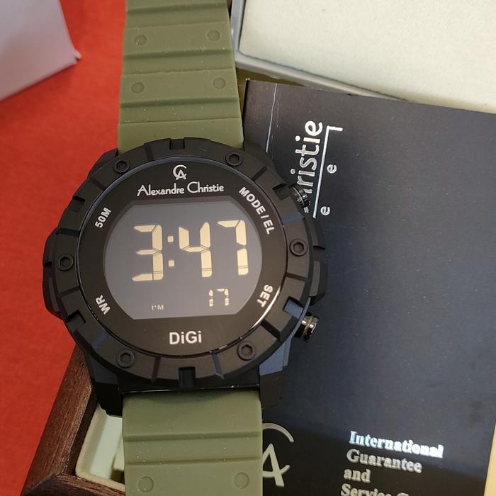DiGi Pria ORIGINAL Alexandre Christie AC 9364 MH Stainless Steel