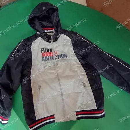 jaket FUBU original size XXL setara 110 hoodie tebal