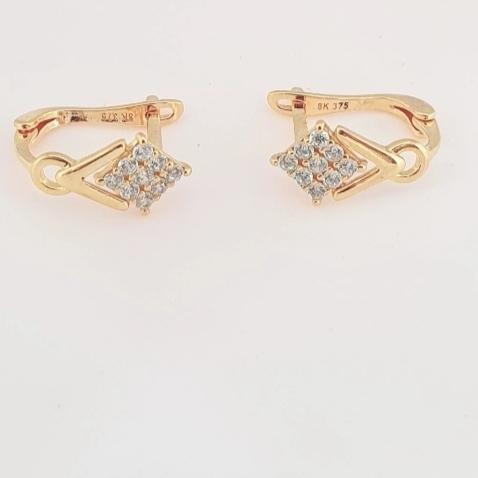 Anting Jepit Emas Asli Kadar 375