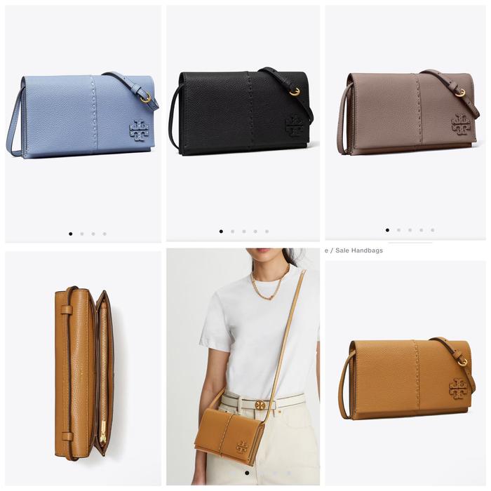 Tory burch mcgraw wallet crossbody