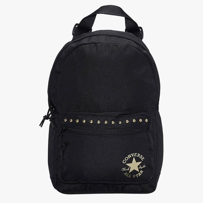Converse Go Lo Studded Unisex Mini Backpack - Black