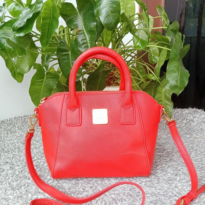 Preloved Shoulder bag wanita branded pierre cardin paris kulit