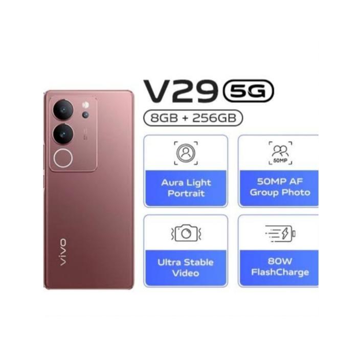 HP VIVO V29 5G 8/256 GB - VIVO V 29 5G RAM 8GB ROM 256GB RESMI