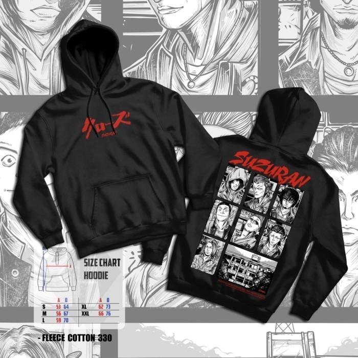 Hoodie & coach jaket suzuran crows x worst
