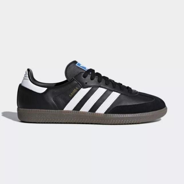 Sepatu Sneakers Pria Adidas Samba OG Core Black White Original BZ0058