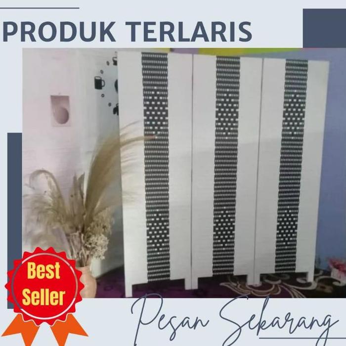 Sale 1 Pintu Sketsel Rotan Sintetis Pembatas Ruangan Tempat Ibadah