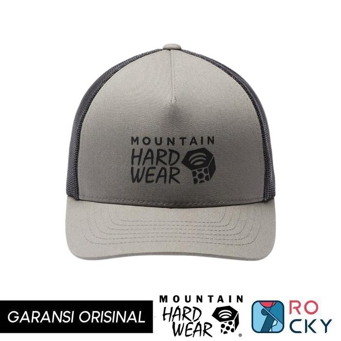 Topi Trucker Mountain Hardwear MHW Logo Trucker Hat Women - Grey