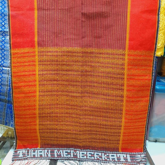 Ulos Tulang/Ulos Hela/Ulos Ragihotang Merah sirat Besar