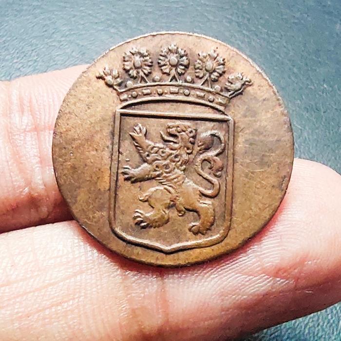 koin VOC 1733 Utrecht kondisi super