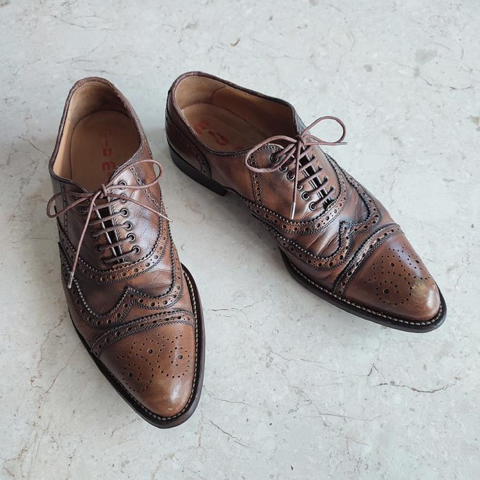 MIU MIU Men Shoes 6.5 Brogue Oxford Derby Leather Zara Dutti Prada LV