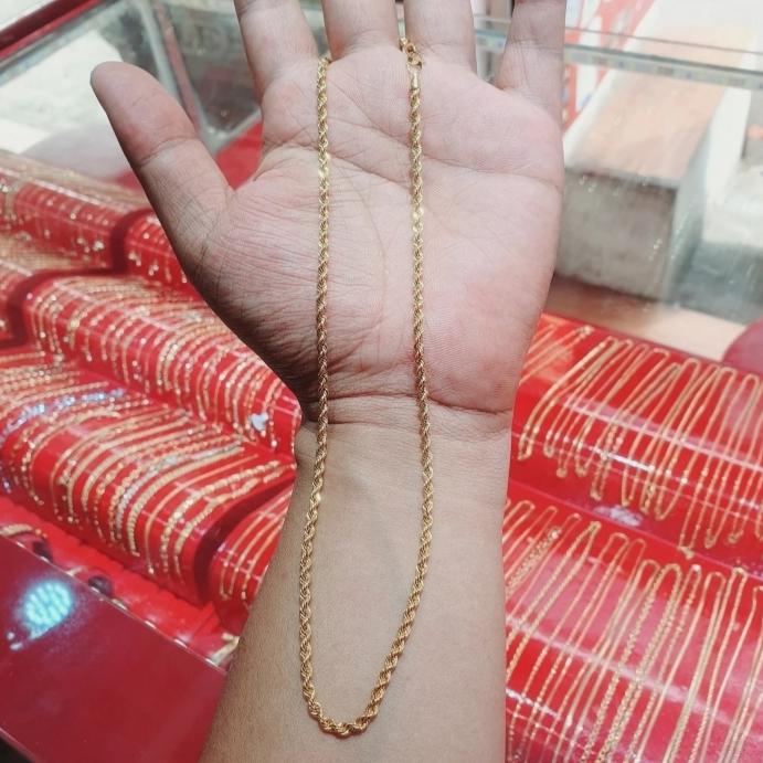 Kalung Emas Asli Model Tambang Kadar 700