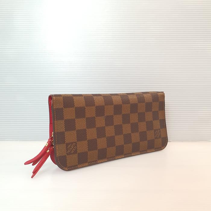 Preloved lv wallet Damier 2015 ( Dompet lv Damier second tahun 2015 )
