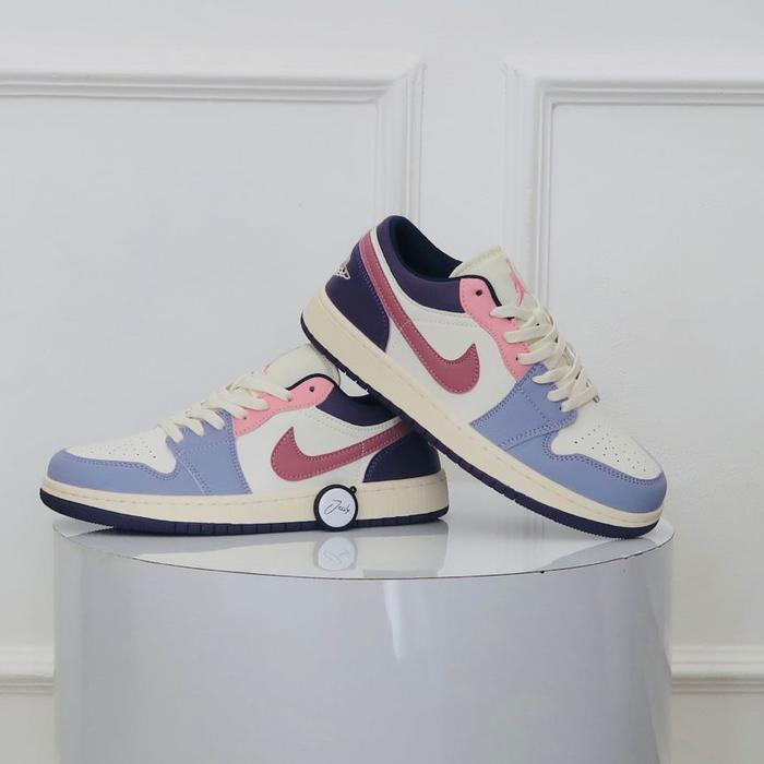 Sepatu Wanita AJ 1 Low Pastel Purple Pink | Sneakers Wanita