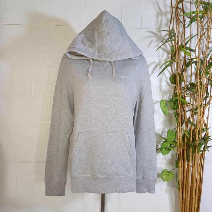 HOODIE NIKE BASIC SWOOSH ORIGINAL (SECOND BRANDED) SIZE M, ABU" HD0071