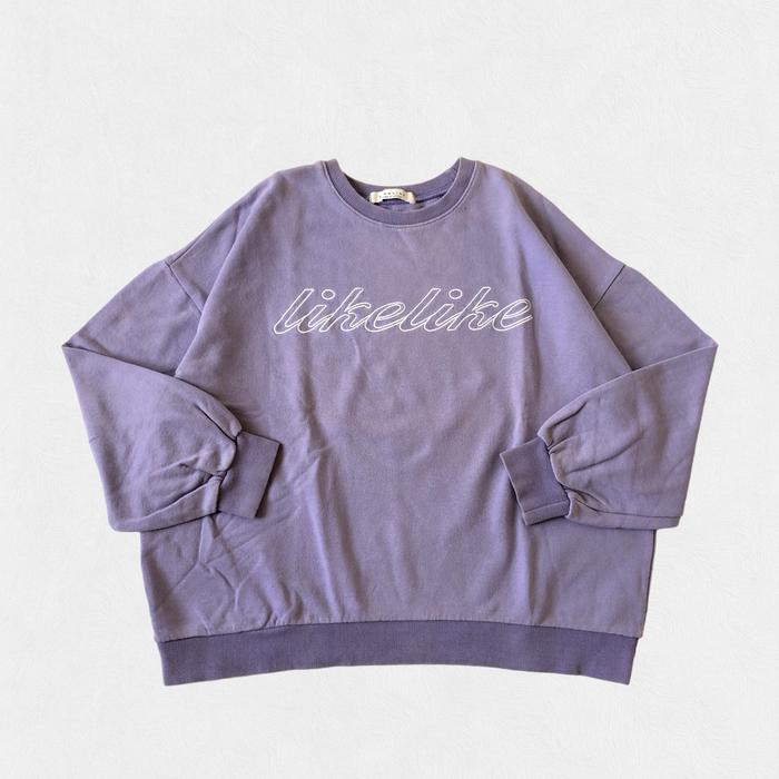 LikeLike Boxy Fit Crewneck Lilac