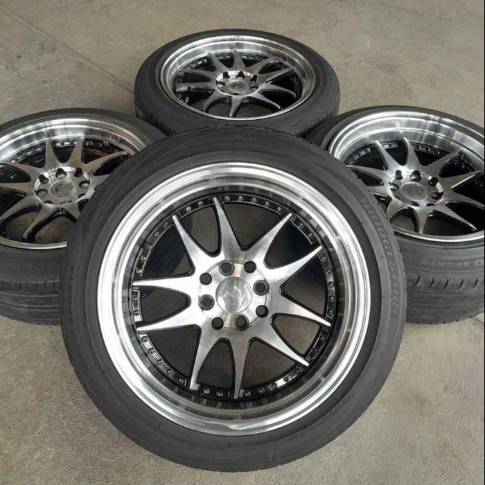 velg second ring 16 plus ban velg mobil work kiwami bekas celong r16