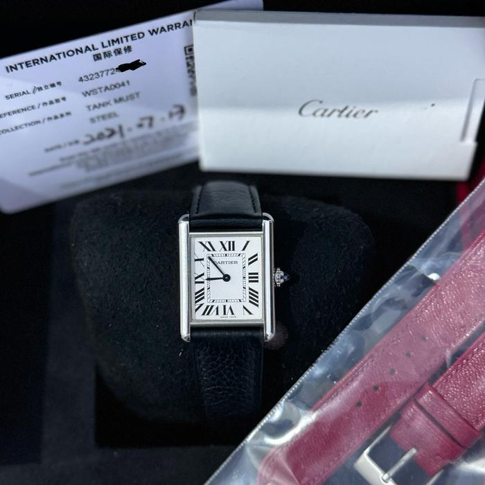 Jam Tangan Cartier Tank Large WSTA0041 unisex authentic-garansi