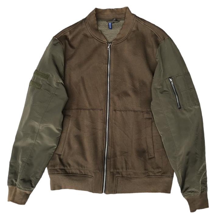 Jaket h&m army / jaket army h&m / jaket warm lined h&m