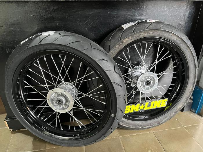 Banset supermoto KLX150 Dtracker150 ban Dtracker150 KLX150 supermoto