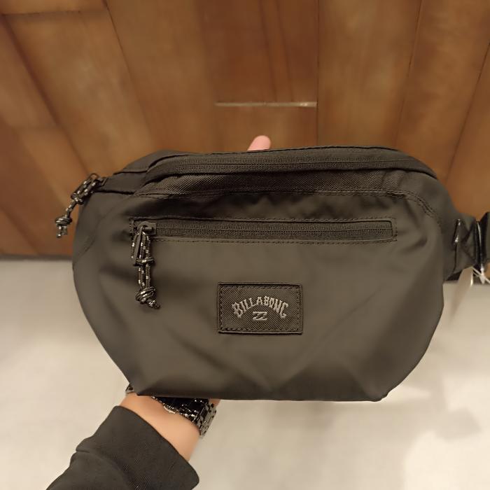 WaistBag Pria Billabong Original Baili Waistpack Black Pinggang