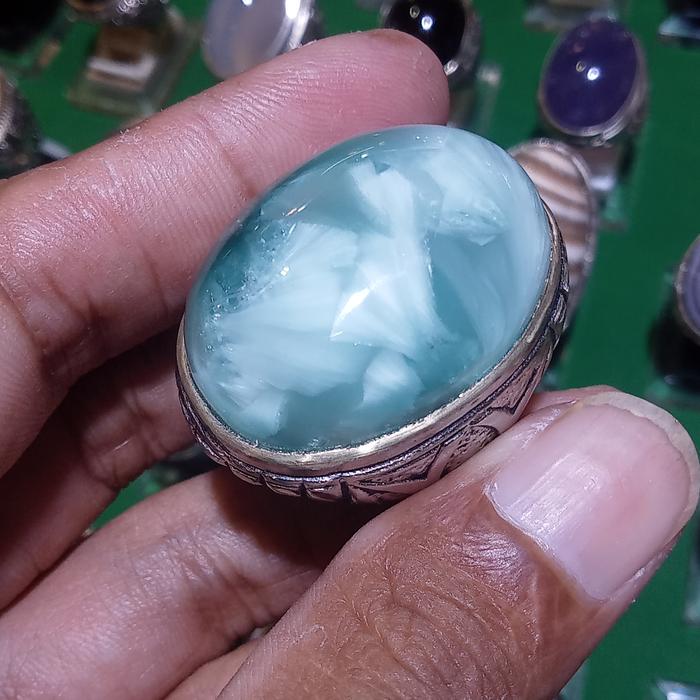 NATURAL BATU BULU MERAK ATAU PANDAN SUJI BATU GIWANG 3D  WARNA UNIK
