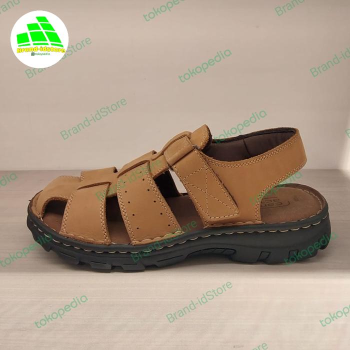 Camel Active Sandal Sepatu Pria Casual Frudge Original Kulit Asli Tan