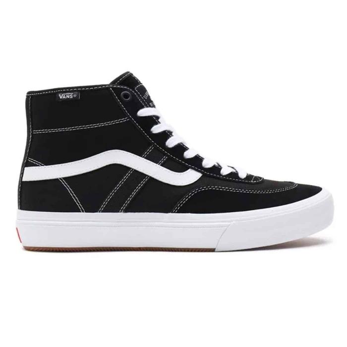 VANS SKATE PRO GILBERT CROCKETT HIGH BLACK WHITE ORIGINAL RESMI