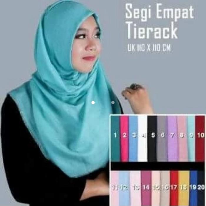 Tierack Hijab Segiempat Pink