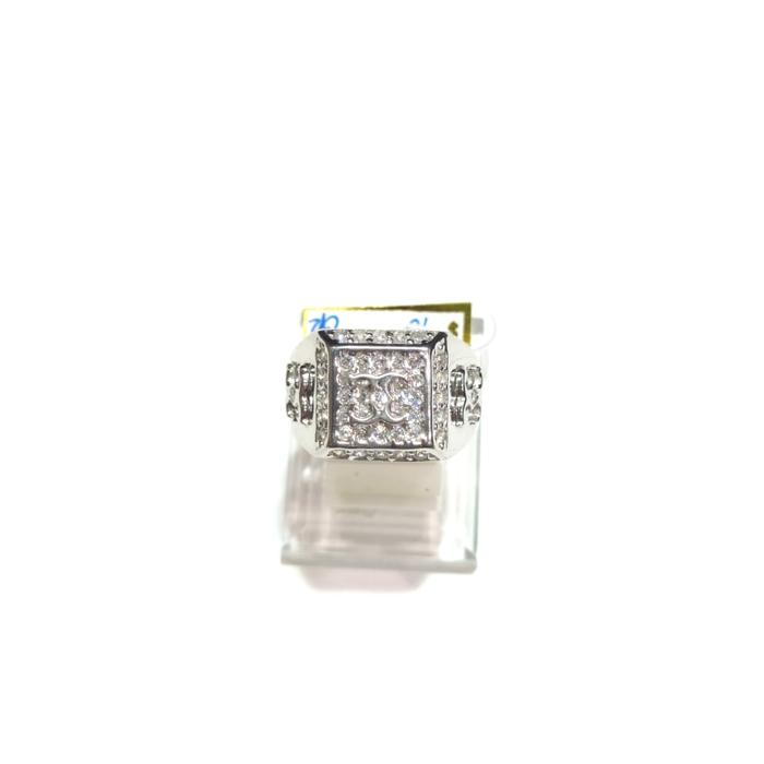 Cincin Pria Diamond Look Uk 19 Emas Putih 750