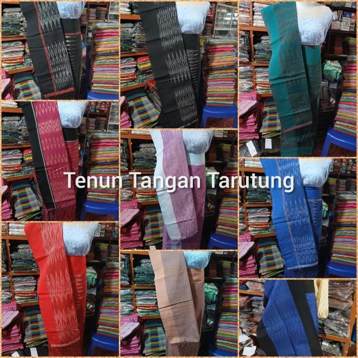 ORI SONGKET BATAK ULOS SIBOLANG RASTA ASLI TENUN TANGAN TARUTUNG HITAM SARUNG SELENDANG Kain songket