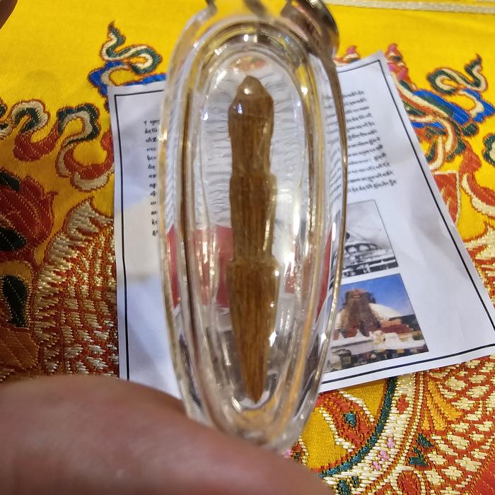 amulet vajra kilaya bahan kayu boudhanath stupa ribuan tahun