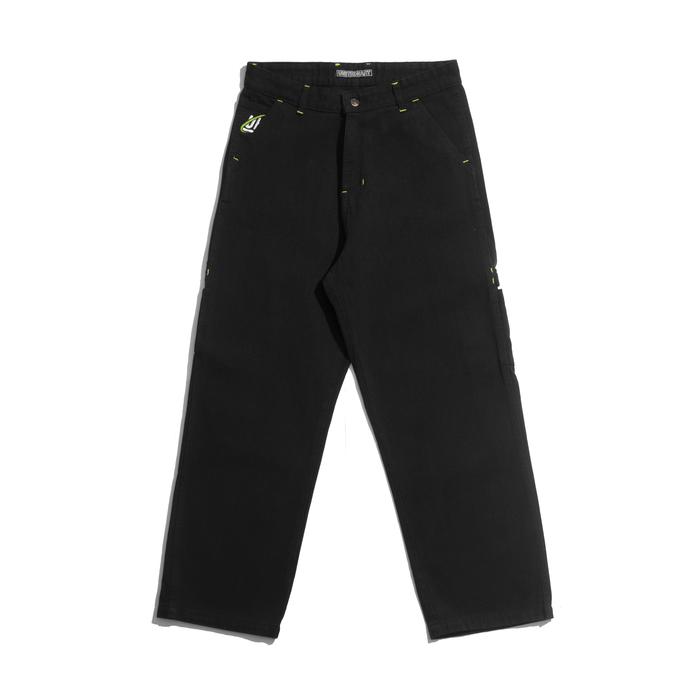 UH! Confront Black Carpenter Denim