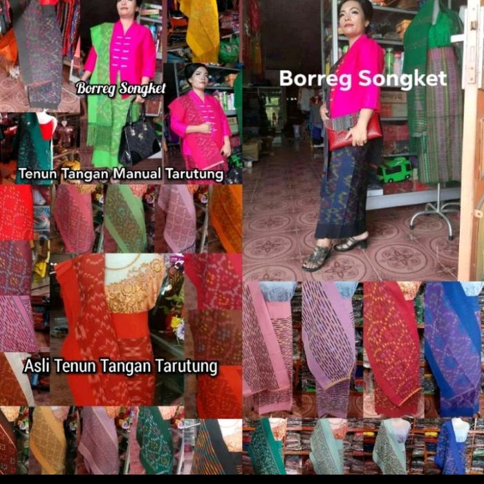 BENANG 100 MANDAR MAULANA SONGKET SARUNG BATAK TENUN TANGAN TARUTUNG