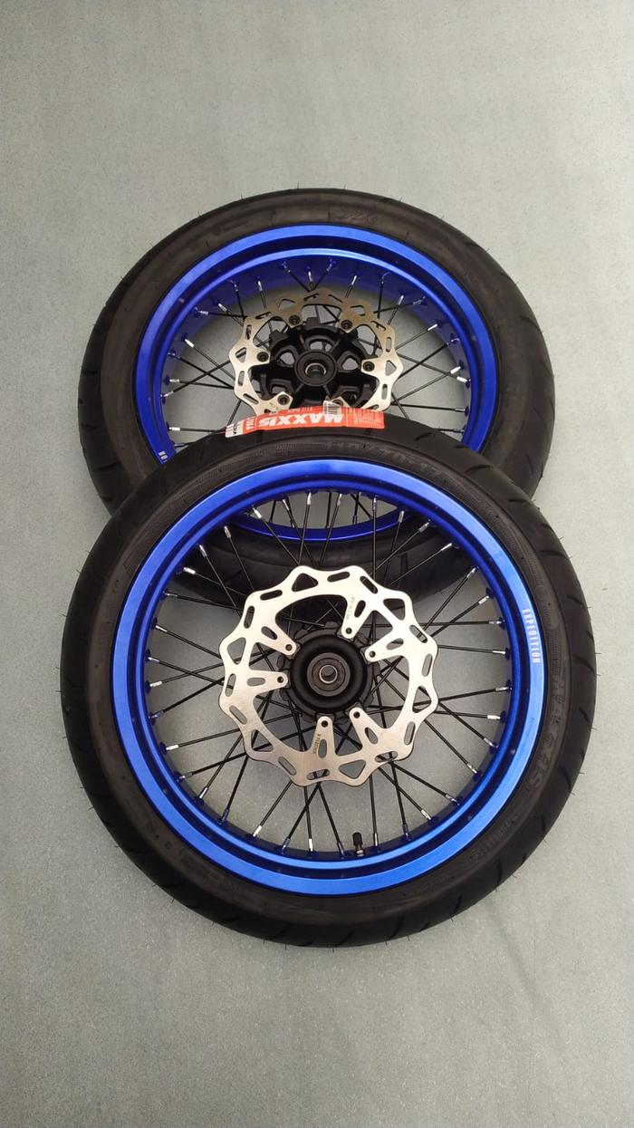 Banset Supermoto WR155 Full Expedition Bonus Cakram Ban WR Supermoto