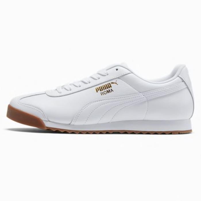 PUMA ROMA CLASSIC WHITE GUM LEATHER ORIGINAL BNIB RESMI 366408 01